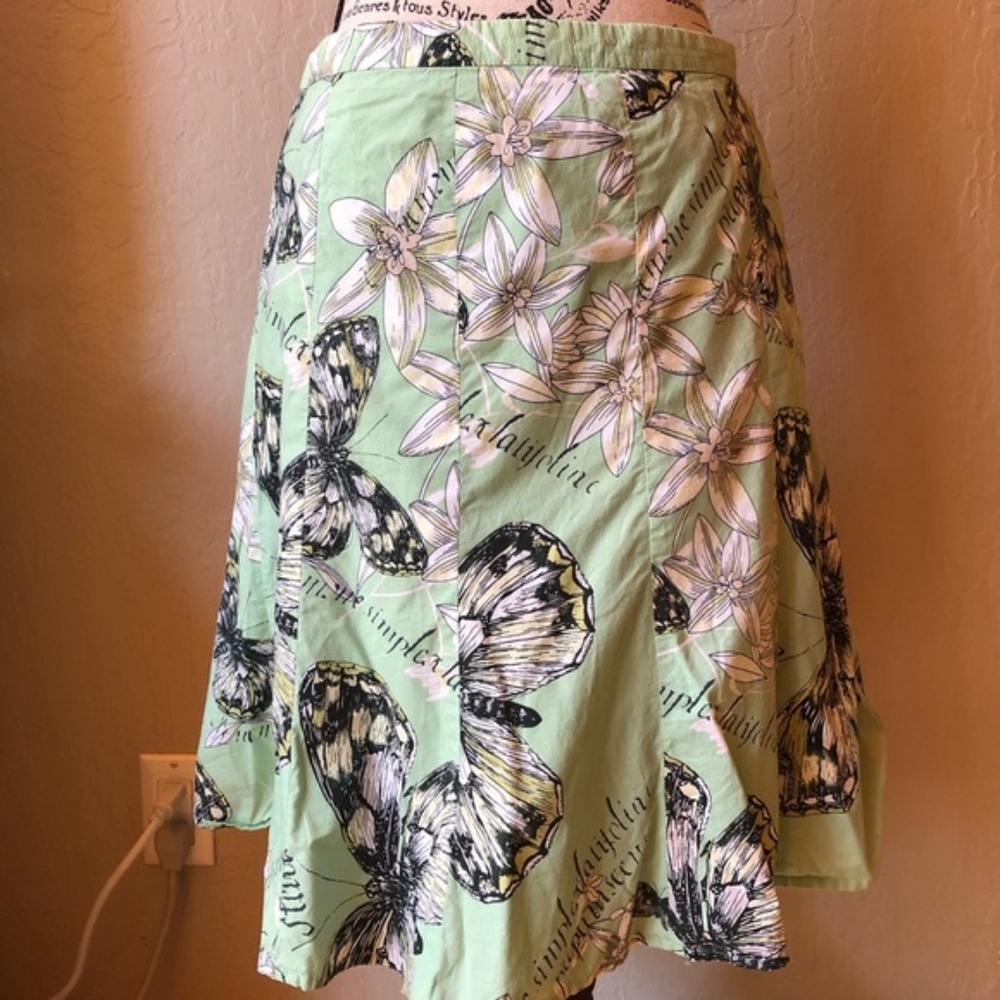 Ann Taylor Loft Botanical Gardens Skirt 6P
